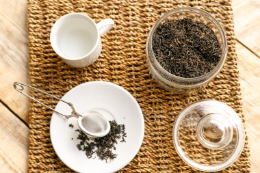 Sabah çay ahşap tablo