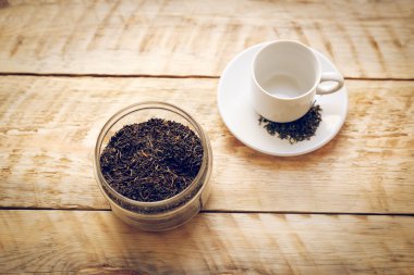 Sabah çay ahşap tablo