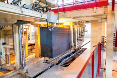 Havalandırılmış beton blokların üretim süreci