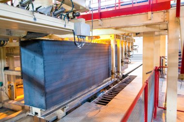 Havalandırılmış beton blokların üretim süreci kapanıyor