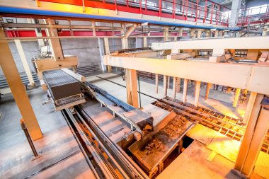 Havalandırılmış beton blokların üretim süreci