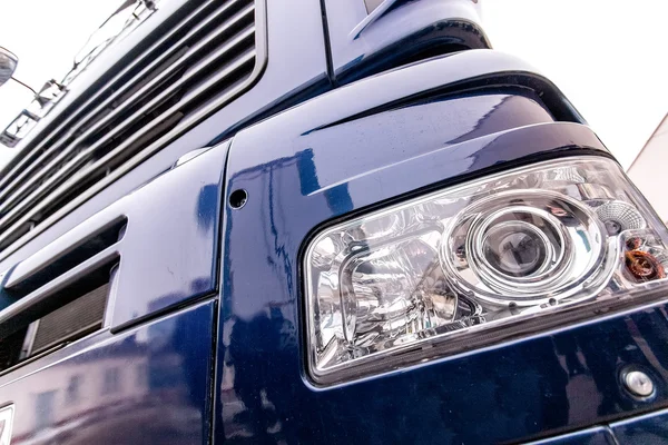 Front light of a modern truck close up — Stock Photo, Image