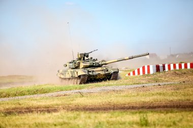 Omsk, Rusya - 07 Temmuz 2011: Uluslararası askeri sergi