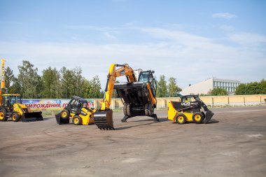 Omsk, Rusya - 03 Ağustos 2013: Otomatik rodeo