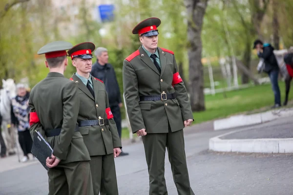 オムスク、ロシア - 2013 年 5 月 8 日: 大統領連隊 — ストック写真