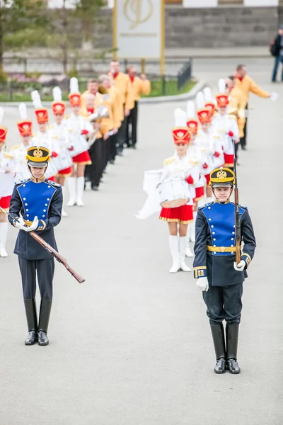 Omsk, Rússia - 08 de maio de 2013: regimento presidencial — Fotografia de Stock