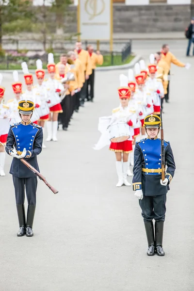 Omsk, Russia - 08 maggio 2013: reggimento presidenziale — Foto Stock