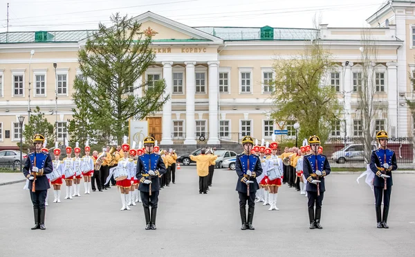 オムスク、ロシア - 2013 年 5 月 8 日: 大統領連隊 — ストック写真