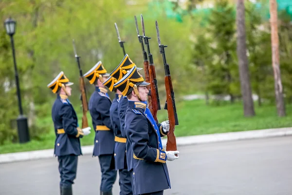 オムスク、ロシア - 2013 年 5 月 8 日: 大統領連隊 — ストック写真