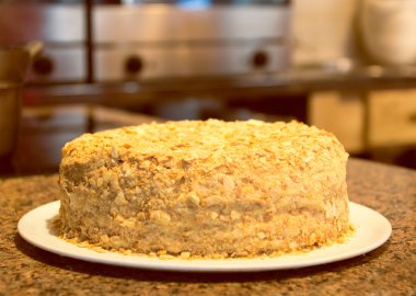 yemek kek açık mutfak dekorasyon yakın çekim