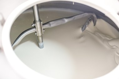 Dondurma Fabrikası sütte KDV-makine dönen bıçaklar