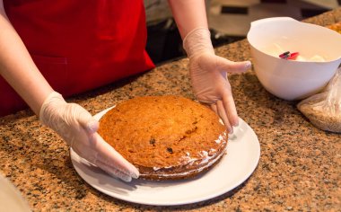 yemek kek açık mutfak dekorasyon
