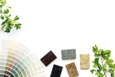 Tasarımcı iç mimari için seramik taş ve mermer ahşap örnekleri seçimi