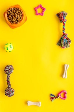 Kediler ve köpekler için evcil hayvan oyuncakları aksesuarları manzarası