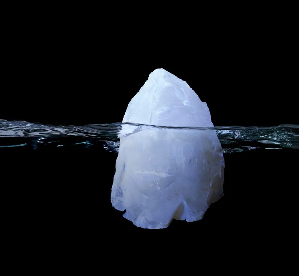 Frozen Iceberg Floating in Water — Stock Photo, Image