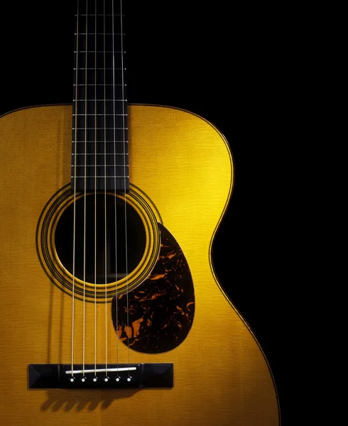フラット トップのアコースティック ギター — ストック写真