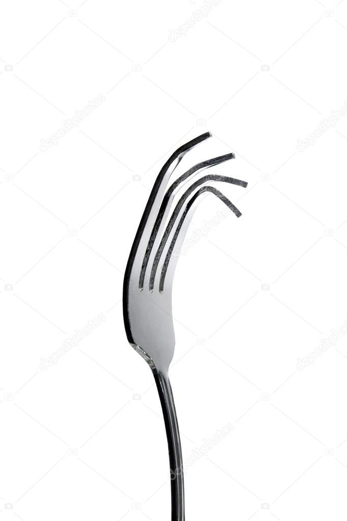 Bent Silverware Fork