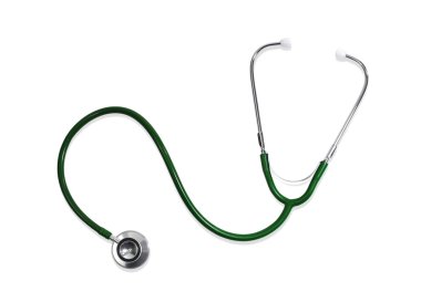 Green Medical Stethoscope clipart