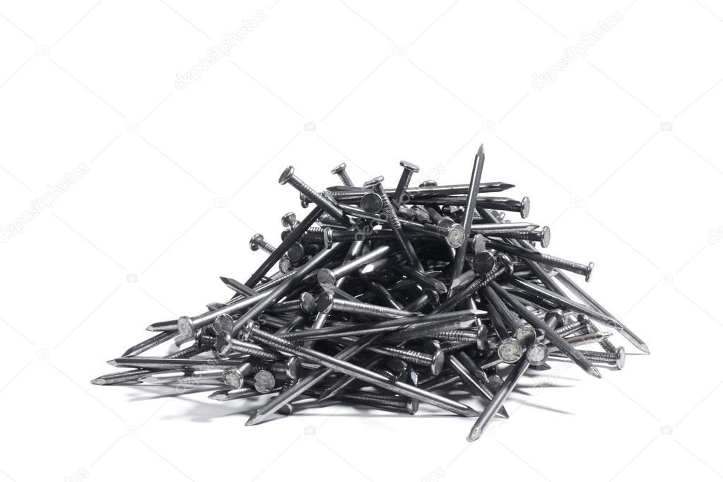 Pile of Construction Nails