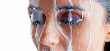 Çekici genç kazak kadın