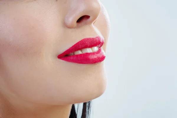 Mooie vrouwelijke lippen — Stockfoto
