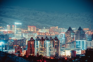 modern şehir geceleri