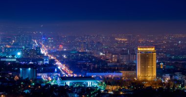 modern şehir geceleri