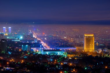 modern şehir geceleri