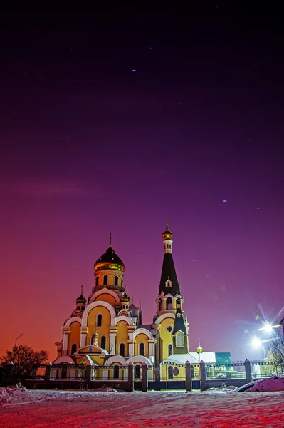 Живописная христианская церковь — стоковое фото