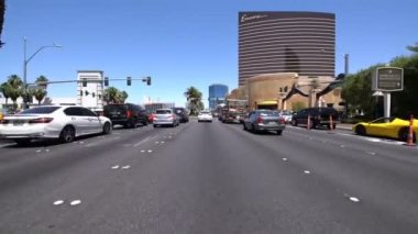 Las Vegas Bulvarı 12 numaralı sürücü plakası Nevada ABD Encore 'da.