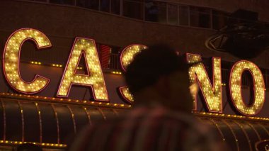 Las Vegas Kumarhanesi Neon işareti Nevada ABD