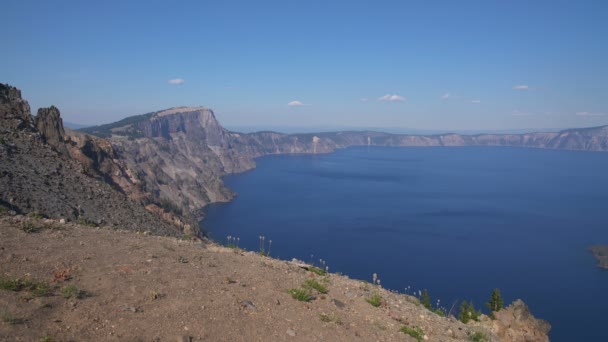 Krater Gölü Ulusal Parkı Oregon Abd Batı Rim Yolu — Stok video