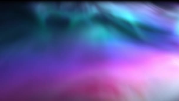 奥罗拉有机动画圈紫色粉红 — 图库视频影像