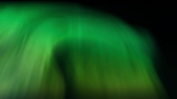 Aurora Organik Canlandırma Döngüsü Yeşil — Stok video