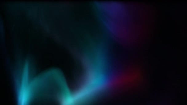 Aurora Organik Canlandırma Döngü Rengi Değiştiriyor — Stok video