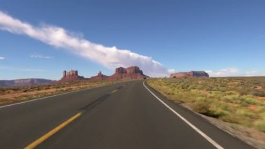 Monument Valley Manzarası 163 Güney Şablonu Forrest Gump Point 07 Güneybatı ABD