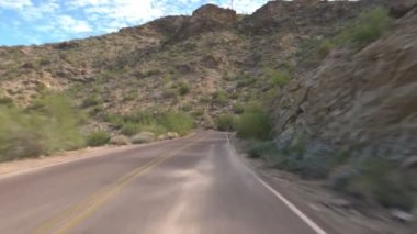Sonoran Çöl Dağı Şablonu Saguaro Kaktüsü Arizona ABD 06