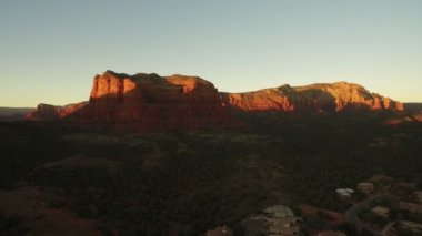 Sedona Adliyesi Butte Hava Çekimi Sonora Çölü Arizona ABD Ters
