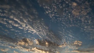 Monument Valley Sky Dawn to Day Time Lapse Clouds Güneybatı ABD