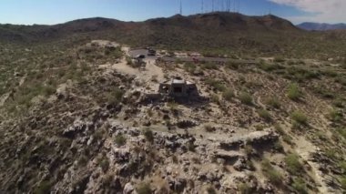 Phoenix Dağları Arizona 'da Saguaro Kaktüsü' nü vurdu.