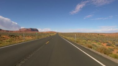 Monument Valley Sahnesi 163 Güney yönünde Utah Sürüş Şablonu 02 Güneybatı ABD