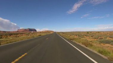 Anıt Vadisi Hiperlapse Sahnesi 163 Güney Utah Güneybatı ABD