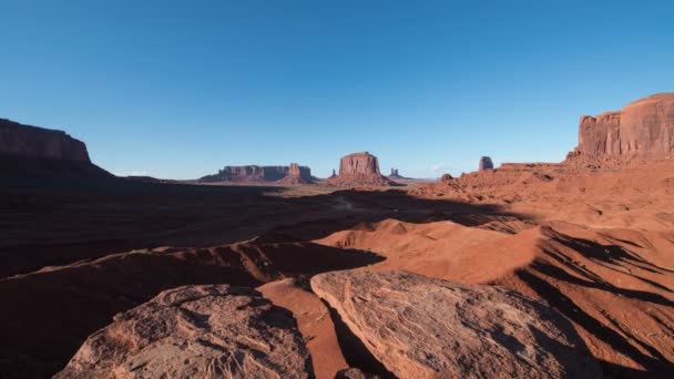 Monument Valley Décalage Horaire John Ford Point Sud Ouest Des — Video