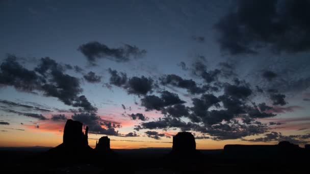 Monument Valley Sunrise Time Lapse Southwest Usa — Stock video