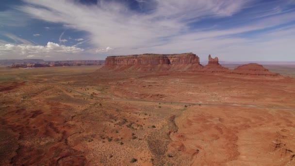 Monument Valley Eagle Rock Butte Southwest Desert Stany Zjednoczone Ameryki — Wideo stockowe