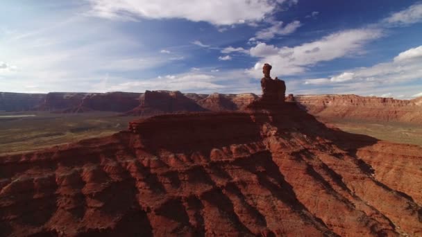 Bears Ears Valley Gods Aerial Shot Jihozápadní Poušť Usa Vpřed — Stock video