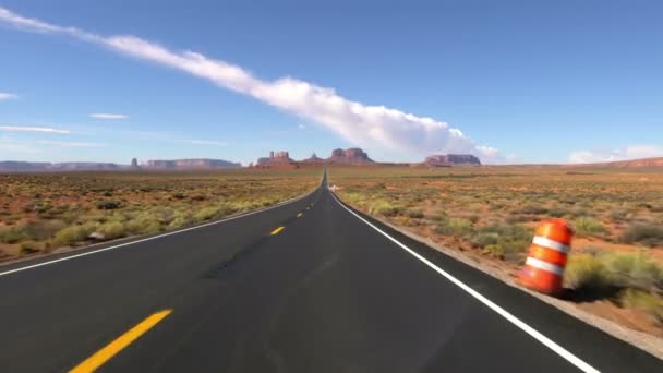 Monument Valley Scenic Byway 163 Modèle Conduite Direction Sud Forrest — Video