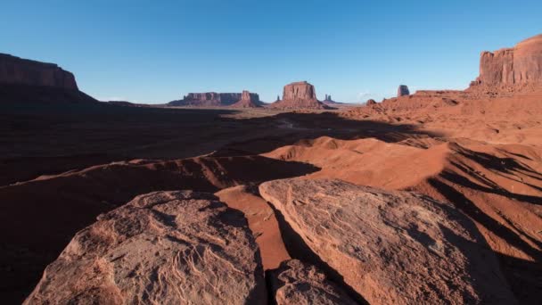 Monument Valley Décalage Horaire John Ford Point Sud Ouest Des — Video