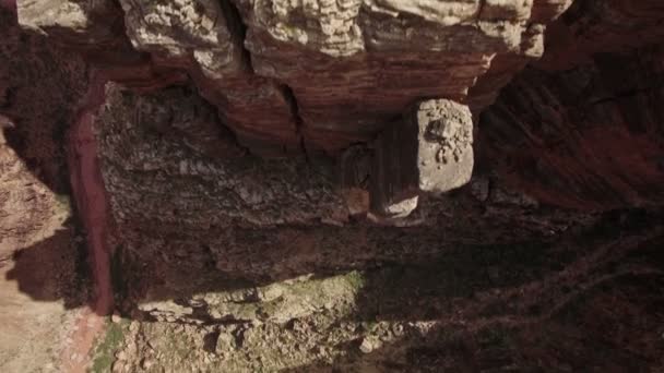 Grand Canyon Aerial Shot Little Colorado River Rotkon Navajo Nation — kuvapankkivideo