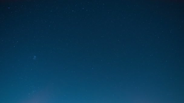 Звездное Небо Долины Монументов Юго Западе Сша — стоковое видео